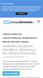 Mobile Screenshot of chequeformacion.es